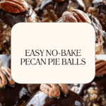 No Bake Pecan Pie Balls Recipe