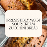 Soft & Sweet Sour Cream Zucchini Bread Recipe