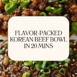 Korean Ground Beef Bowl Recipe