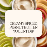 Spiced Peanut Butter Yogurt Dip Recipe