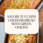 Green Onion Zucchini Cheddar Quick Bread Recipe