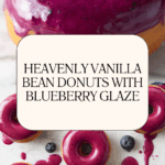 Vanilla Bean Cake Donuts with Blueberry Glaze Recipe