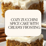 Zucchini Spice Cake With Cream Cheese Frosting Recipe