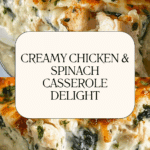 Chicken and Spinach Casserole with Cream Cheese Recipe