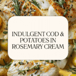 the best Cod & Potatoes in Rosemary Cream Sauce Recipe