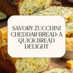 Savory Zucchini Cheddar Quick Bread Recipe