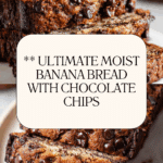 Super Moist Chocolate Chip Banana Bread Recipe