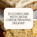 Homestyle Zucchini Cake with Sour Cream Recipe