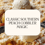 Classic Southern Peach Cobbler Recipe