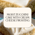 Homestyle Zucchini Cake with Sour Cream Recipe