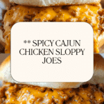Cajun Chicken Sloppy Joes Recipe