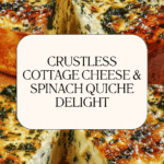 Cottage Cheese and Spinach Crustless Quiche Recipe