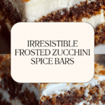 Frosted Zucchini Spice Bars 1 Amazing Secret Recipe
