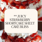 Easy Strawberry Sheet Shortcake Recipe