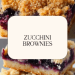 Homemade Blueberry Zucchini Bars Recipe