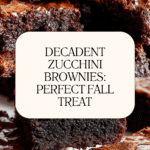 Moist and Rich Zucchini Brownies Recipe
