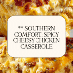 Spicy Southern Cheesy Chicken Spaghetti Casserole Recipe