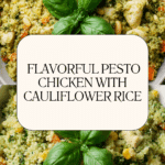 Pesto Chicken Cauliflower Rice Recipe