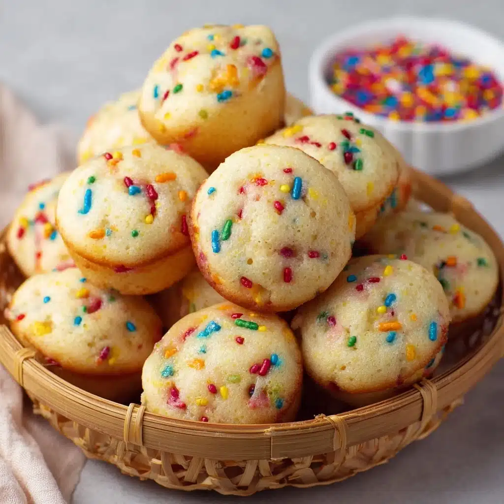 Mini Funfetti Yogurt Muffins Recipe - Recipe Image