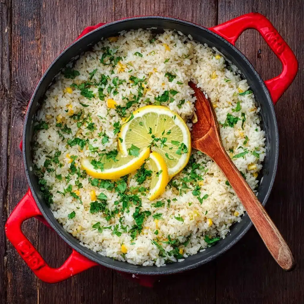 Fragrant Spiced Mediterranean Lemon Rice Recipe - Recipe Image