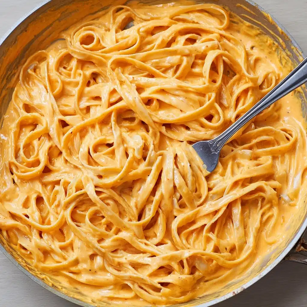 Red Pepper Alfredo Sauce Recipe - Recipe Image