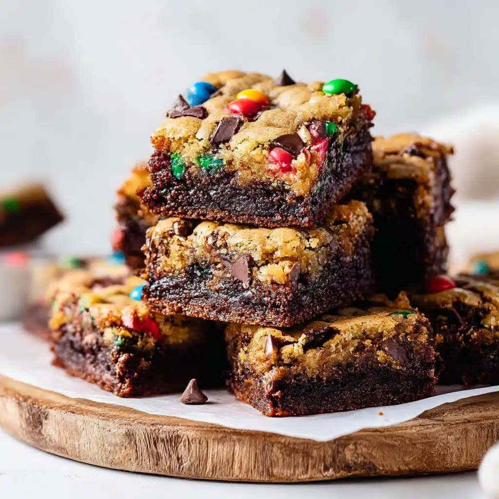 Monster Cookie Fudgy Brownies Recipe - Recipe Image