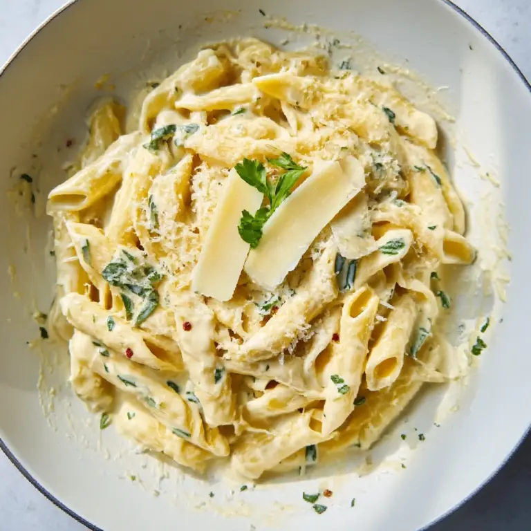 One Pot Creamy Garlic Pasta Recipe