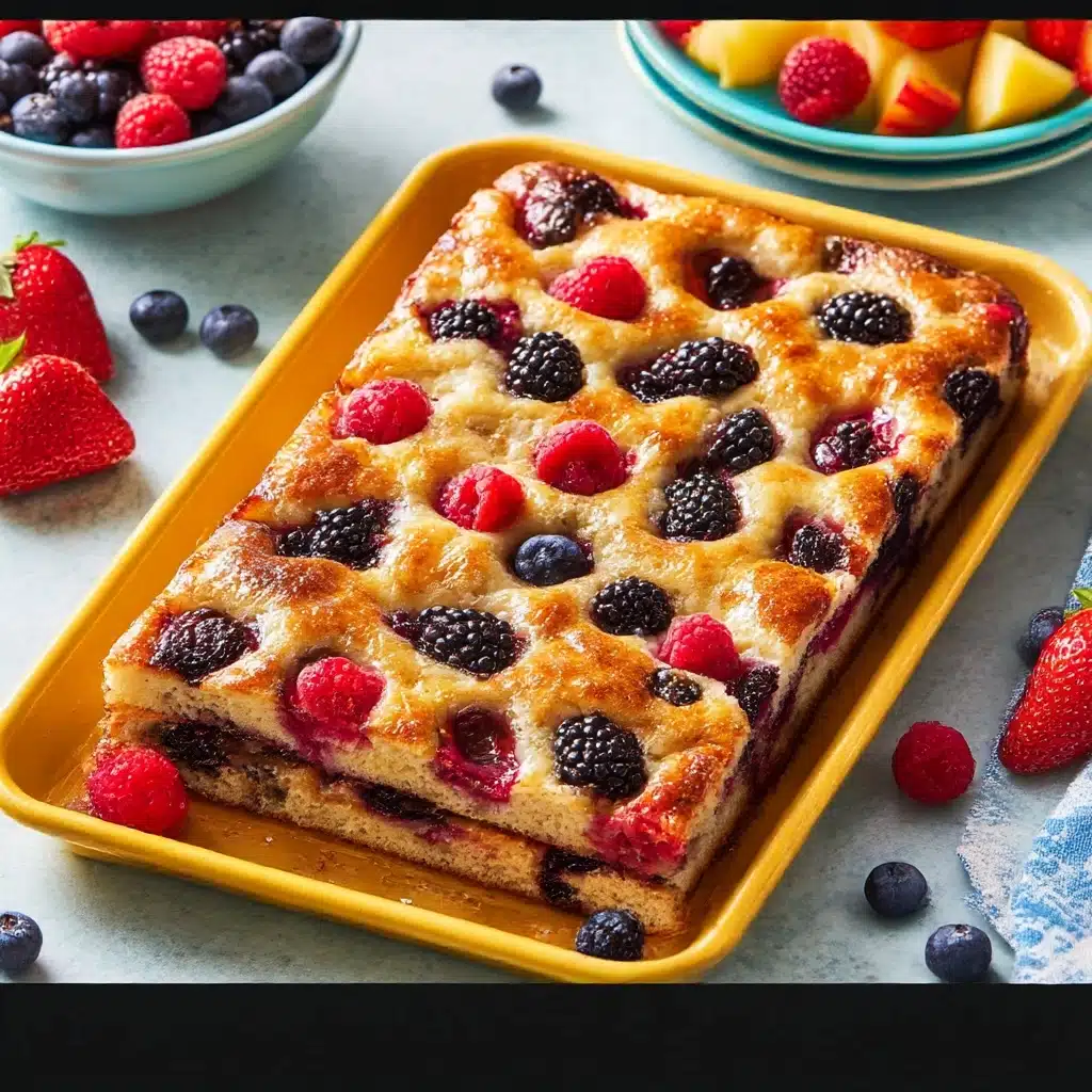 Quick and Easy Sheet Pan Pancakes Recipe - Recipe Image