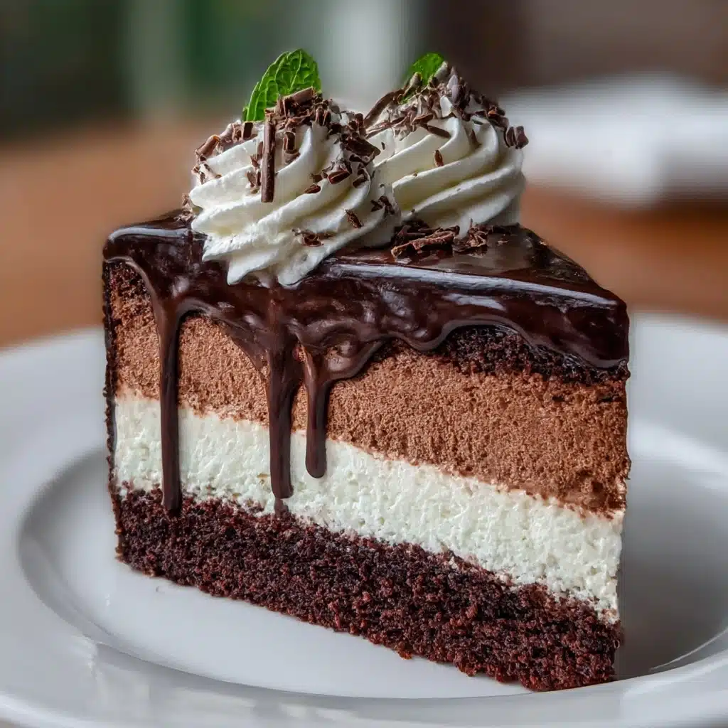 Chocolate Tuxedo Cake Recipe - Recipe Image