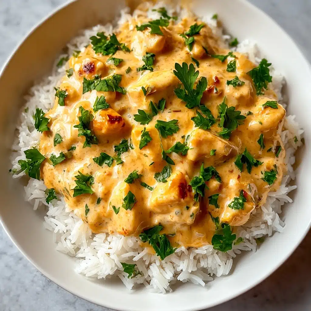 Creamy Smothered Chicken and Rice Recipe