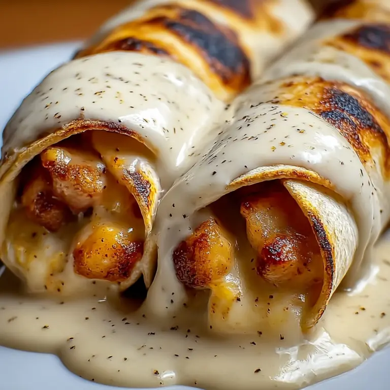 Cheesy Garlic Chicken Wraps Recipe