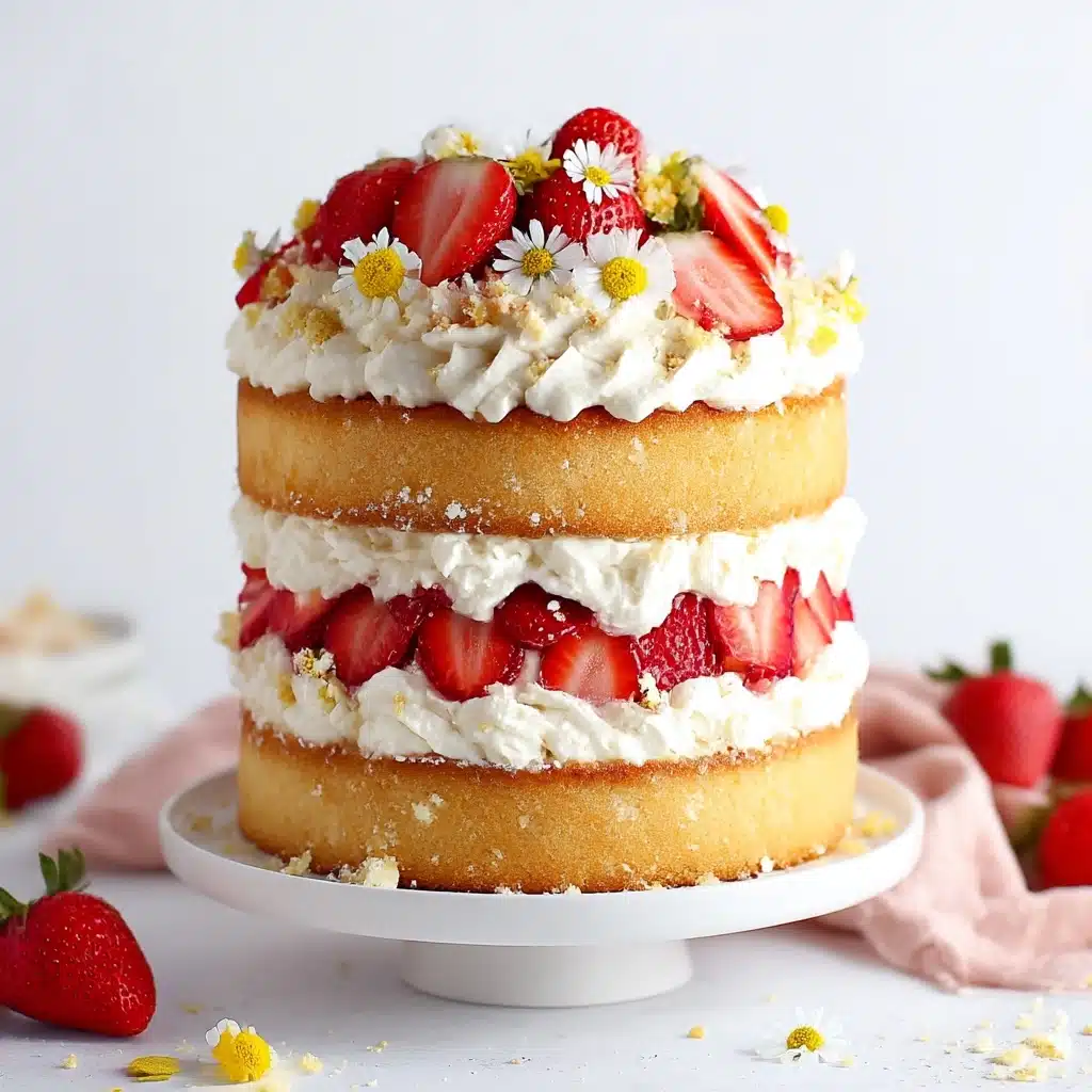 Strawberry Shortcake Layer Cake Recipe - Recipe Image