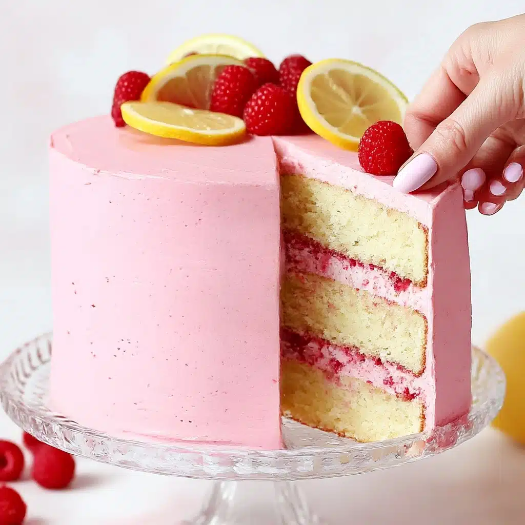 Lemon Raspberry Layer Cake Recipe