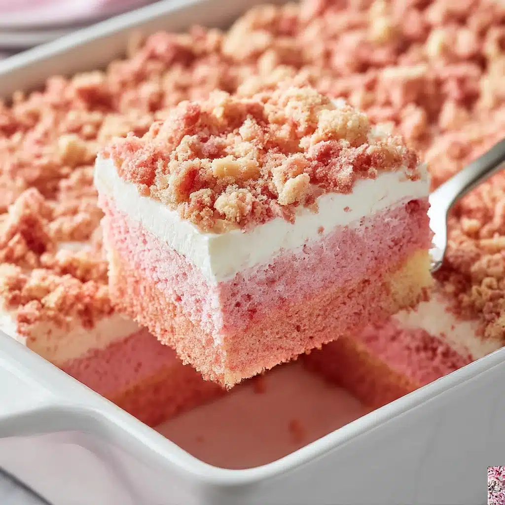 Strawberry Crunch Cake Recipe - Recipe Image