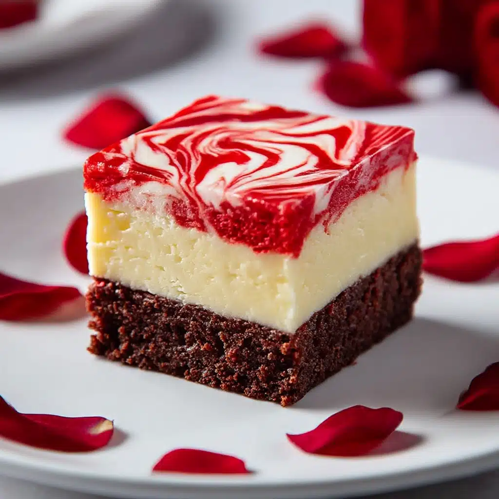 Red Velvet Cheesecake Brownies Recipe - Recipe Image