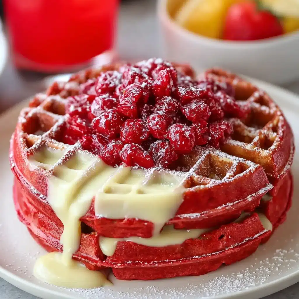 Red Velvet Waffles Recipe - Recipe Image