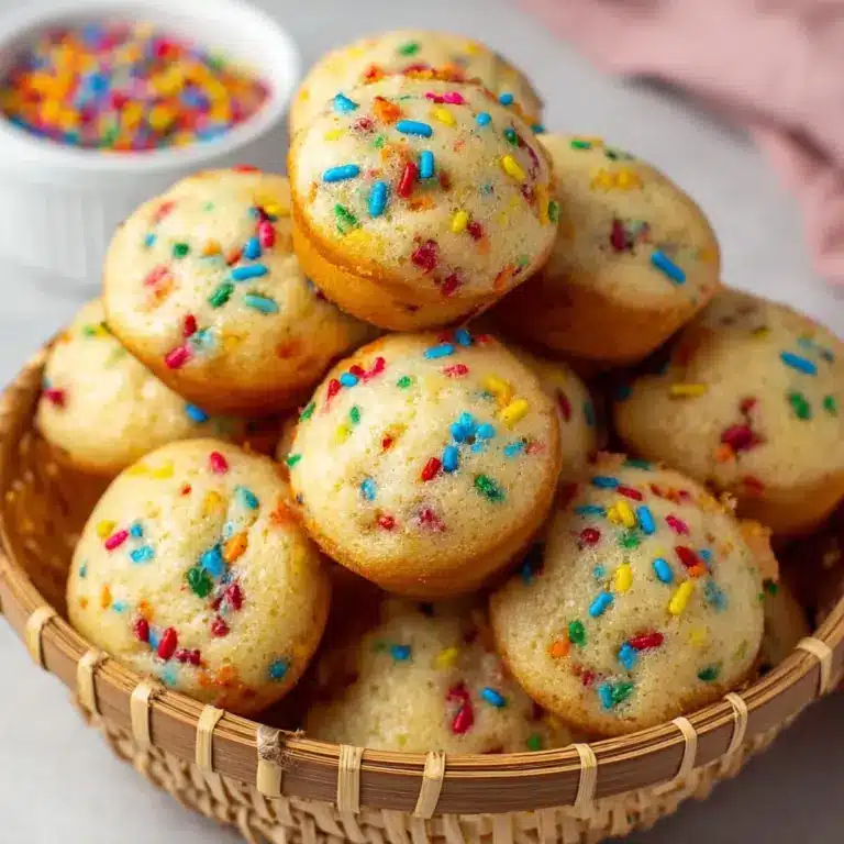 Mini Funfetti Yogurt Muffins Recipe