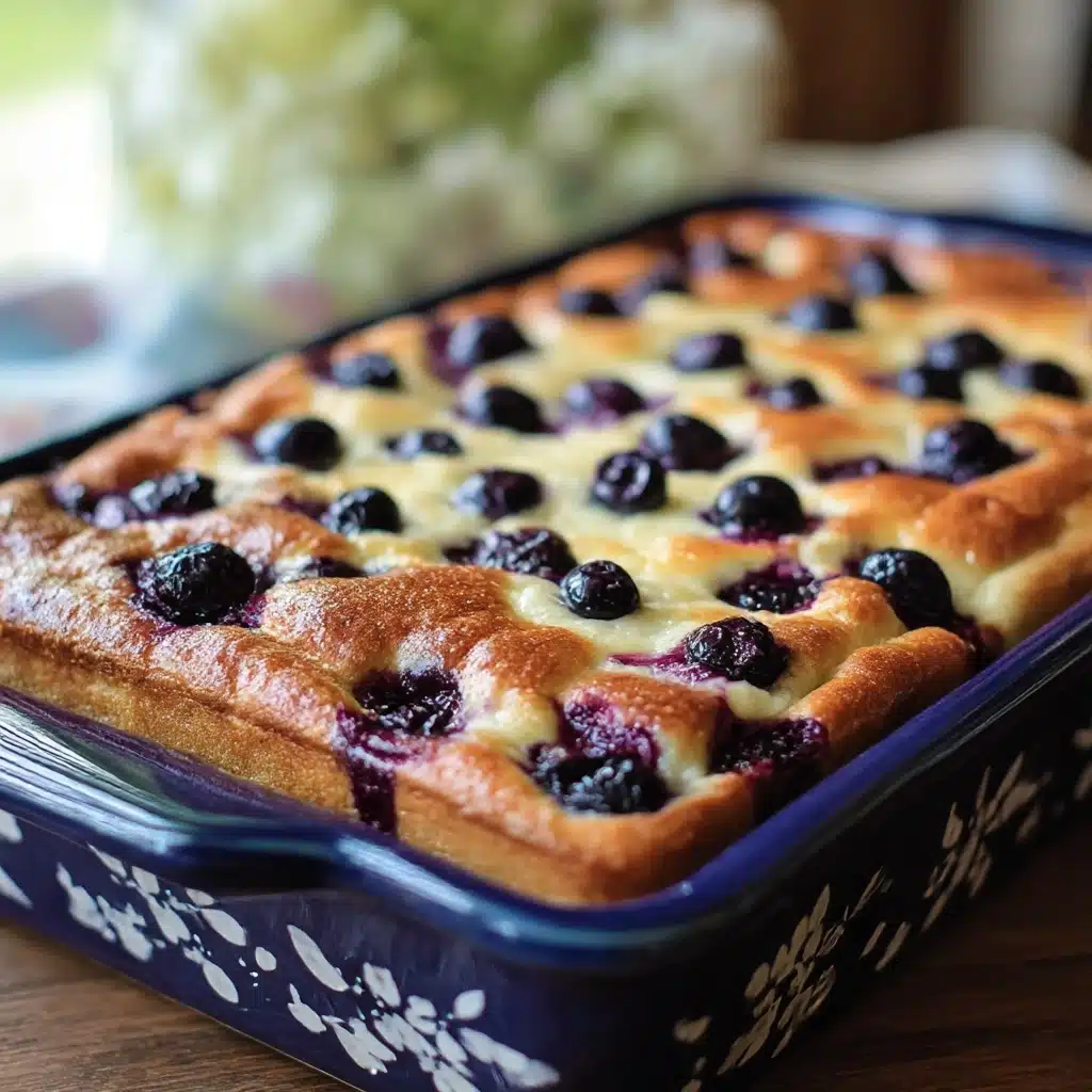 Blueberry Buttermilk Pancake Casserole Recipe - Recipe Image