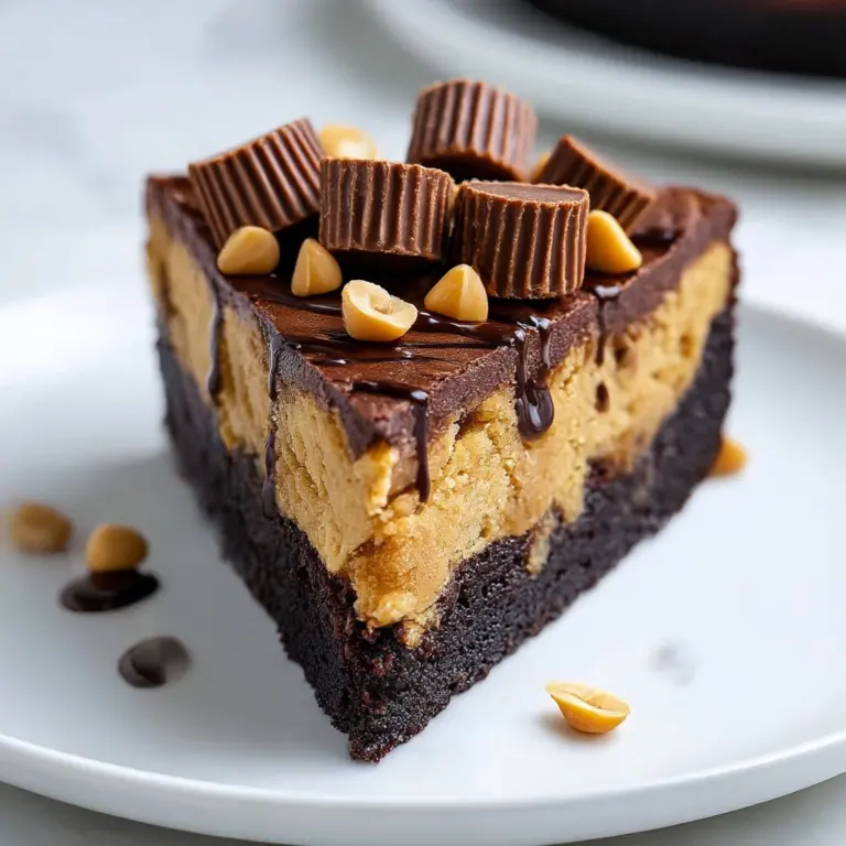 1 bowl peanut butter cup dump cake Recipe