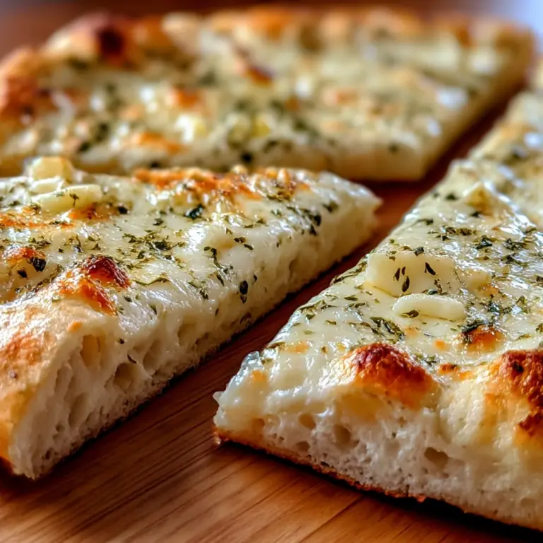 White Garlic Pizza Recipe