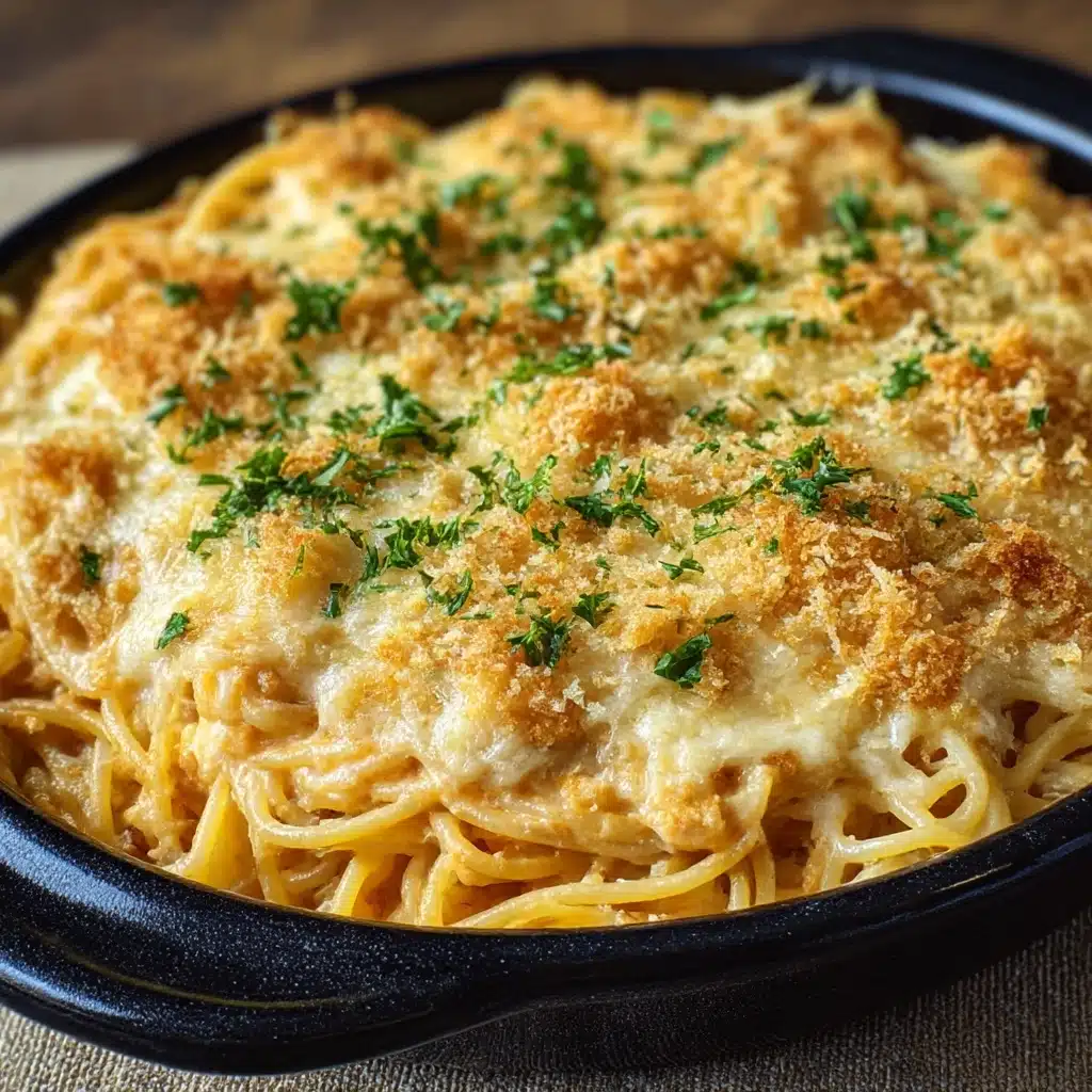 Baked Cream Cheese Spaghetti Casserole Heaven Recipe - Recipe Image