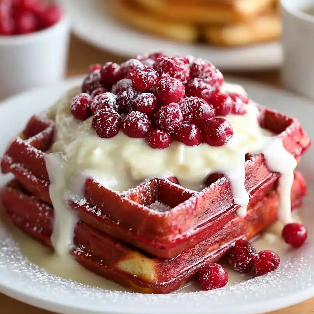 Red Velvet Waffles Recipe - Recipe Image
