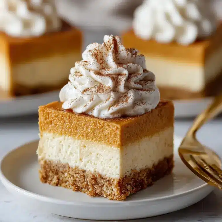 No Bake Pumpkin Cheesecake Bars Recipe