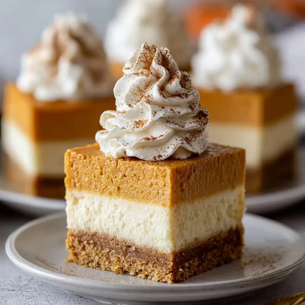 No Bake Pumpkin Cheesecake Bars Recipe - Recipe Image