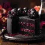 Spooky Black Velvet Halloween Cake Recipe