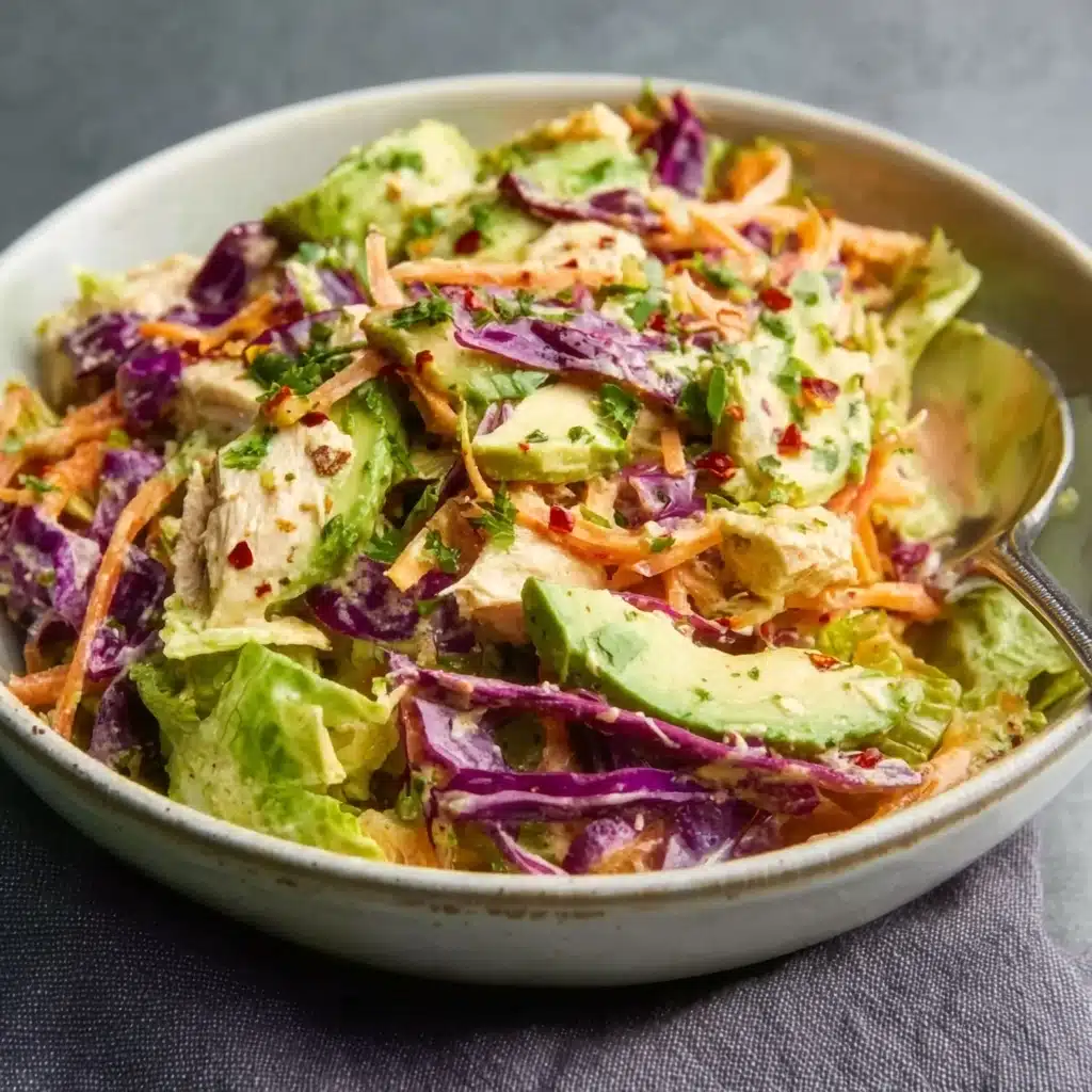 Shredded Thai Salad with Avocado Recipe