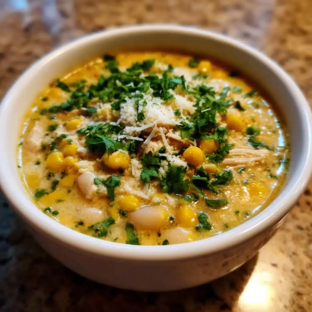 Crockpot White Chicken Chili Magic in 3 Easy Steps Recipe - Recipe Image