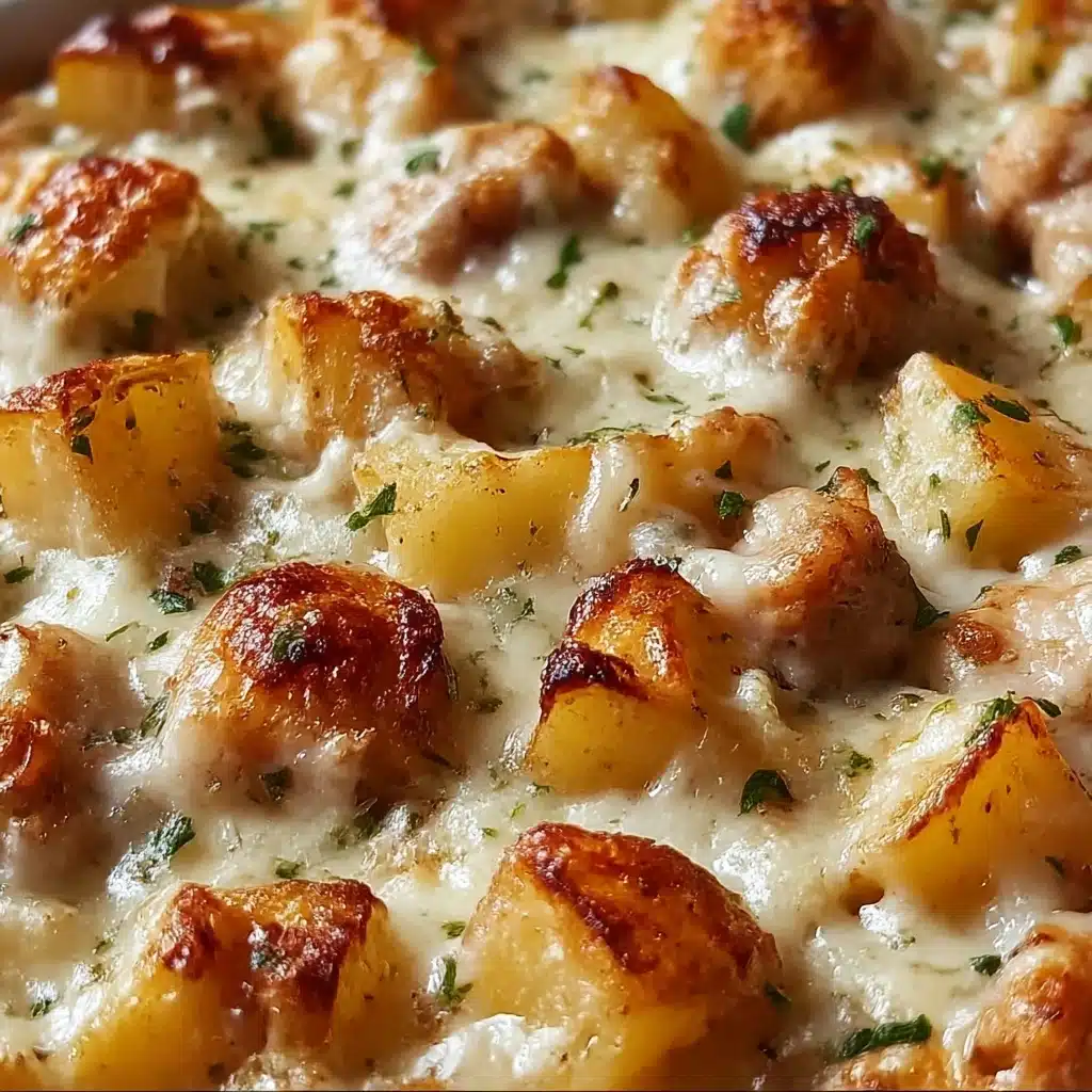 Garlic Parmesan Crockpot Chicken and Potatoes Recipe - Recipe Image