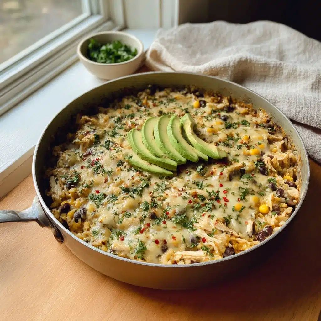 Salsa Verde Chicken & Rice Skillet Recipe - Recipe Image