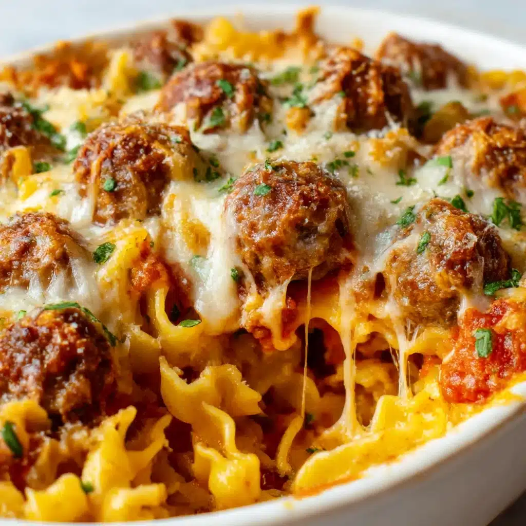 Dump & Bake Meatball Casserole Recipe